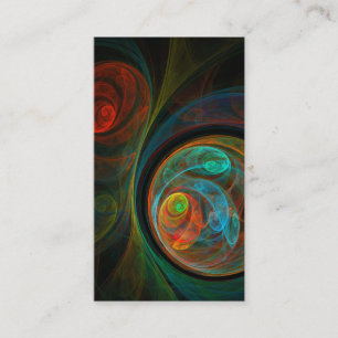 Abstrato de Renascimento Cartão de visita