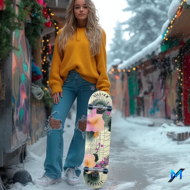 Abstrato de Skateboard Tropical (Criador carregado)