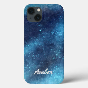 Abstrato de Sparkle da Galáxia Azul Personalizado