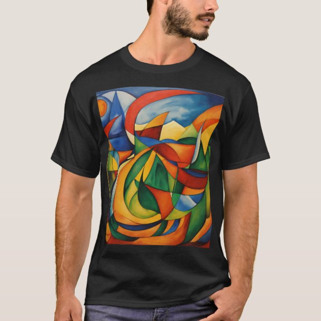 ABSTRATO de T-Shirt ART (Frente)