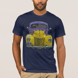 Abstrato de T-Shirt Clássico Flaming Amarelo Amare