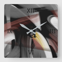 Abstrato de Tendência do Relógio de Parede Decodif