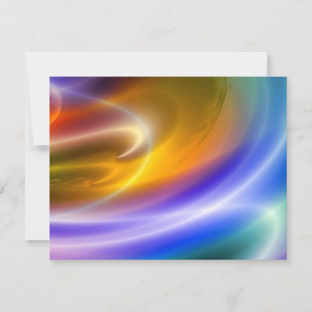 Abstrato digital de computador convida convites (Frente)