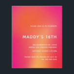 Abstrato Doce 16 Invit Moderno Mínimo Colorido<br><div class="desc">Pode ser totalmente personalizado para atender às suas necessidades. © Gorjo Designs. Feito para você através da plataforma Zazzle. // Precisa de ajuda para personalizar o seu design? Tem outras ideias? Sinta-se à vontade para me contactar (Zoe) diretamente.</div>