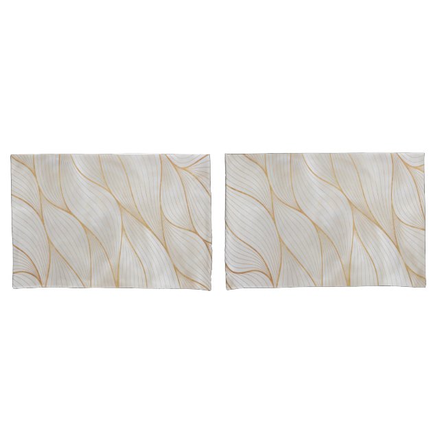 Abstrato Dourado Folhas Trabalho de arte | Piloto (Frente - conjunto)