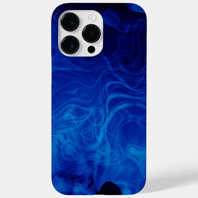 Abstrato Dramático - Padrão elétrico azul (Verso)