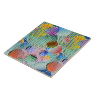 Abstrato em Azulejos 3D