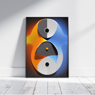 Abstrato Enso Poster