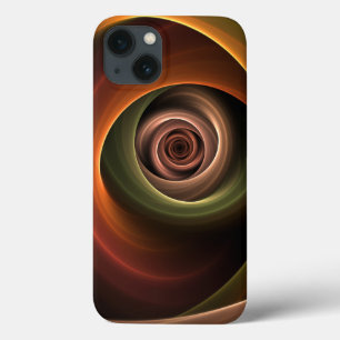 abstrato espiral 3D Cores quentes quentes Arte Fra