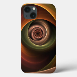 abstrato espiral 3D Cores quentes quentes Arte Fra