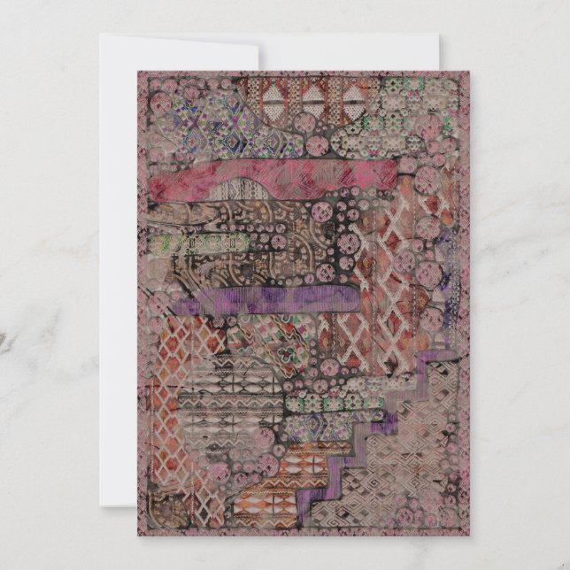 Abstrato Ethno Pattern - Folclore Art 1 (Frente)