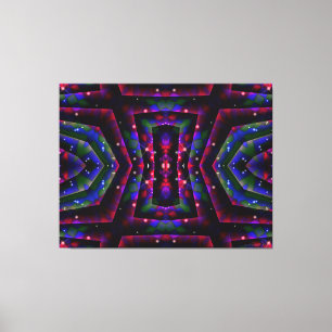 Abstrato Fantasy Night Twinkling Canvas
