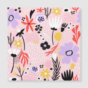 Abstrato Floral: Creative Vintage Design.