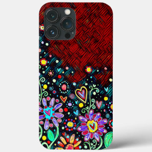 Abstrato Floral Modern Inspirivência capas de ipho