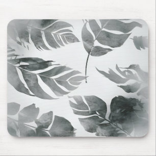 Abstrato Floral Mouse Pad - Decor de Mesa Único