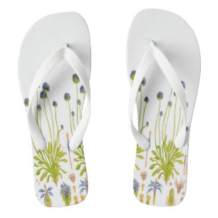 Abstrato floresce Chinelos femininos