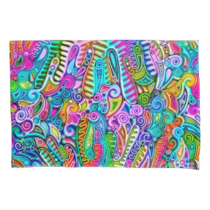 Abstrato forma a arte 9 muito colorida