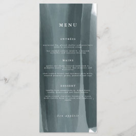 Abstrato Formal Casamento Moderno | Menu