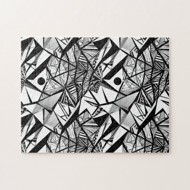 Abstrato geométrico 24 - Quebra-cabeça (Horizontal)