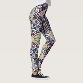 Abstrato Geométrico Leggings