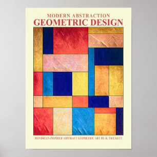 Abstrato Geométrico N.o 2 Poster