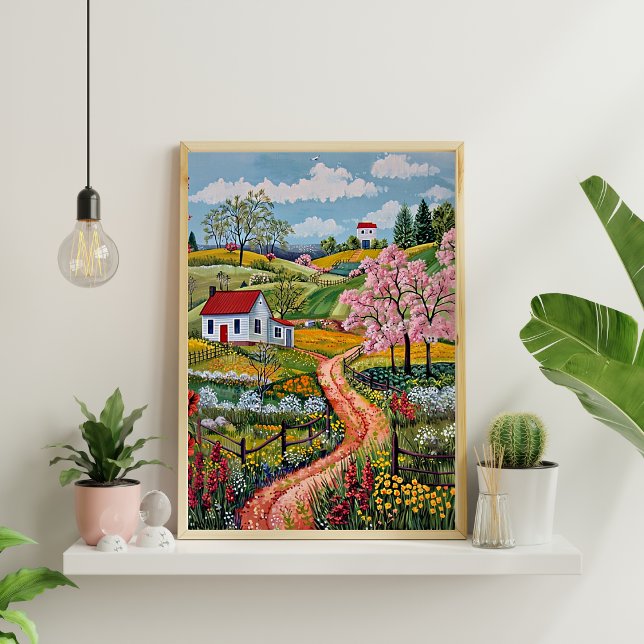 Abstrato Geométrico Poster (Matte) (Criador carregado)