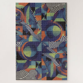 Abstrato Geométrico Quebra-cabeça - Arte Moderna