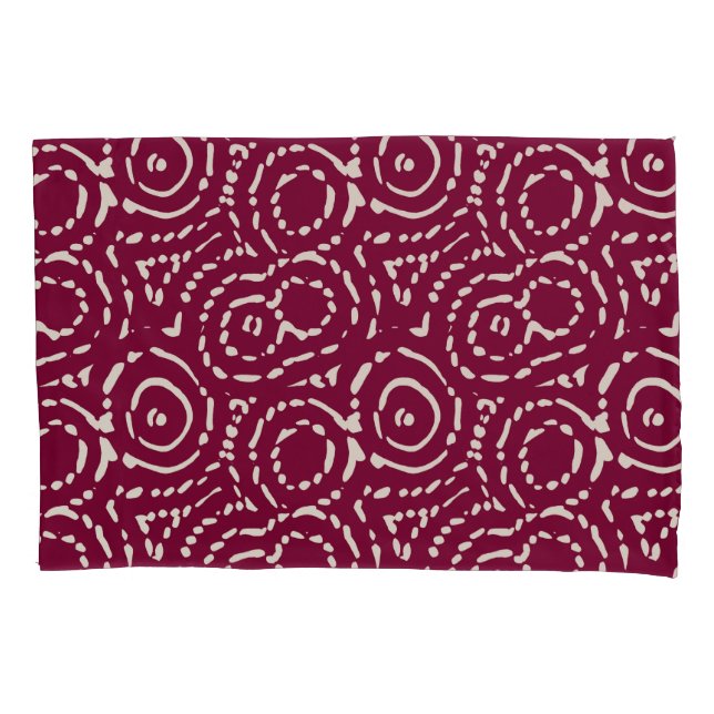 Abstrato Geométrico Rosa Vintage (Frente-Esquerda)