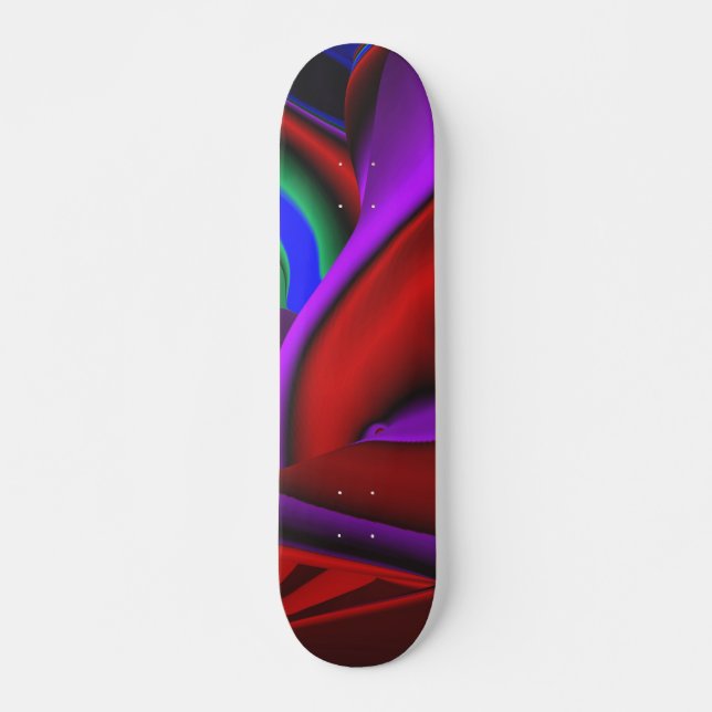 Abstrato Girly mini skateboard (Frente)