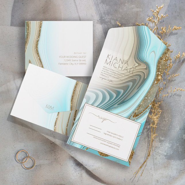 Abstrato Glitter Strata Wedding ID903 (Criador carregado)