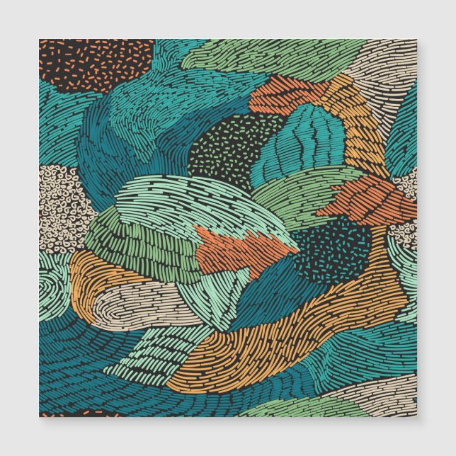 Abstrato Grunge: Design de padrão sem costura. (Frente)