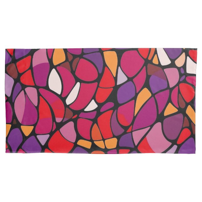 Abstrato King Solteiro Pillowcase (Frente)