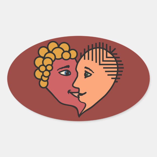 Abstrato lança adesivos personalizados (Frente)