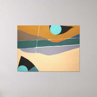 Abstrato Landscape Oil Painting Canvas