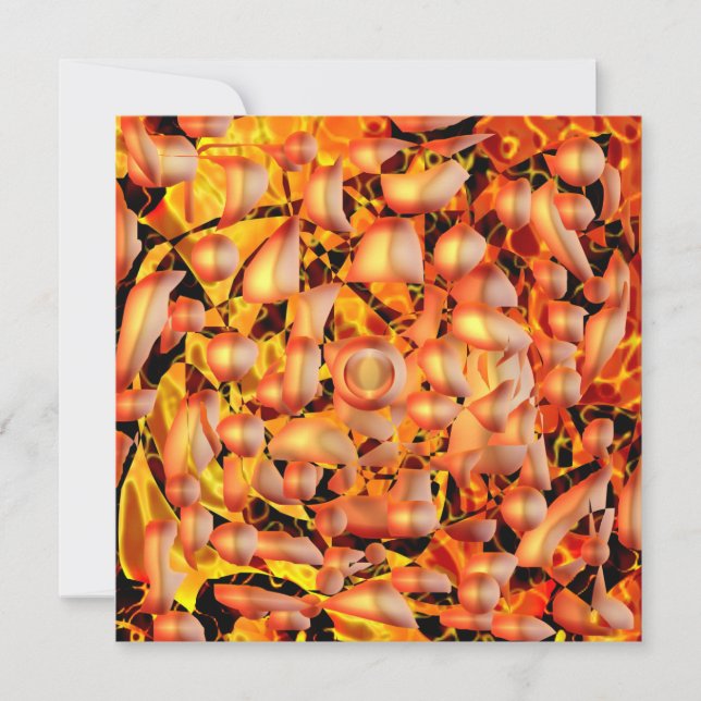 Abstrato laranja (Frente)