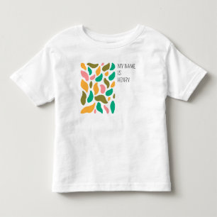 Abstrato Leaf Pattern Toddler T-Shirts