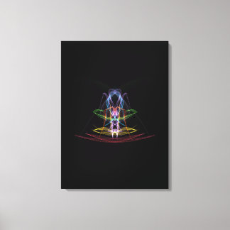 Abstrato Light Trails Stretch Canvas Esticadas