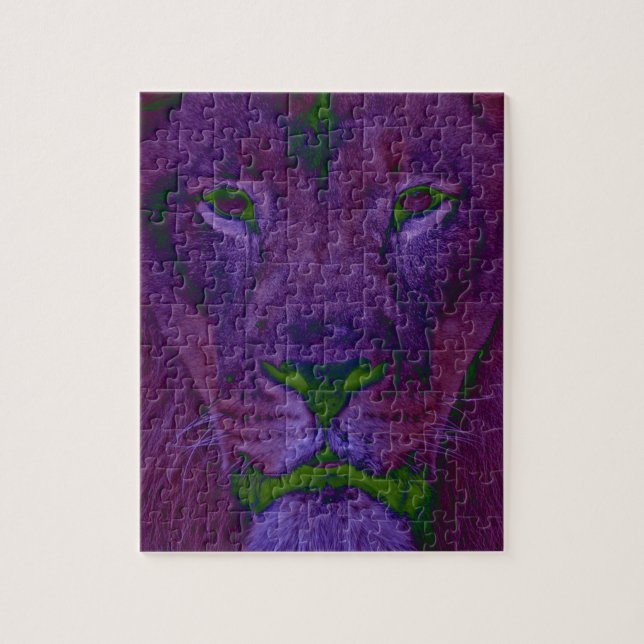 Abstrato Lion Quebra-cabeça (Vertical)