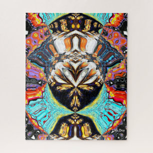 Abstrato Lotus Jigsee Quebra-cabeça