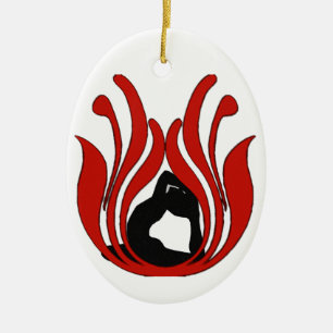 Abstrato Lotus - Ornamento de Yoga