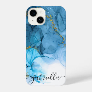Abstrato Marble Azul