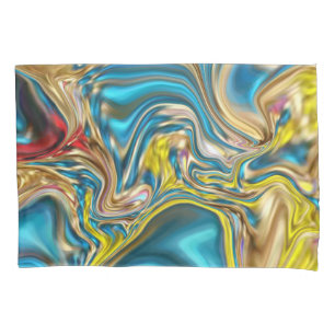 abstrato marble espirra azul-azul-turquesa-lacrime
