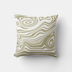 Abstrato Marble Waves Trabalho de arte Almofadas