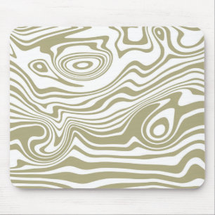 Abstrato Marble Waves Trabalho de arte   Mousepad