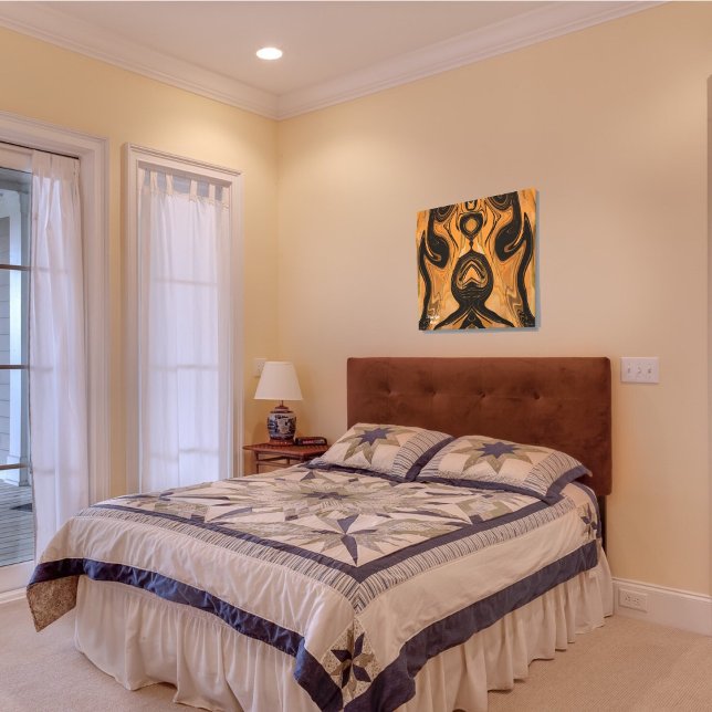 Abstrato Marrom Desértico  Em Impressão de Tela En (Criador carregado)