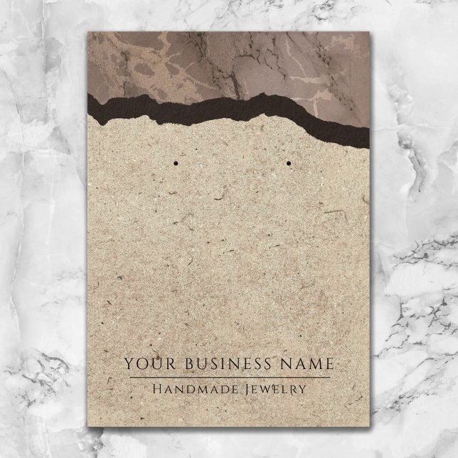 Abstrato Modern Earring Display Cards (Criador carregado)