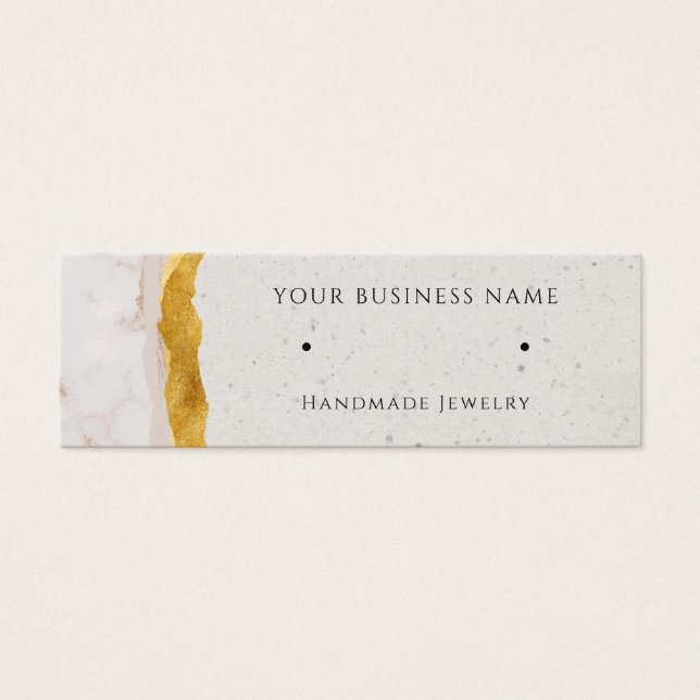 Abstrato Modern Stud Earring Display Cards (Frente)