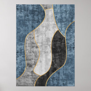 Abstrato moderno - Geométrico Wall Art Poster