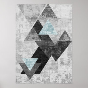Abstrato moderno - Geométrico Wall Art Poster