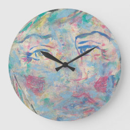 Abstrato Moderno - Relógio Colorido de Parede "Ric
